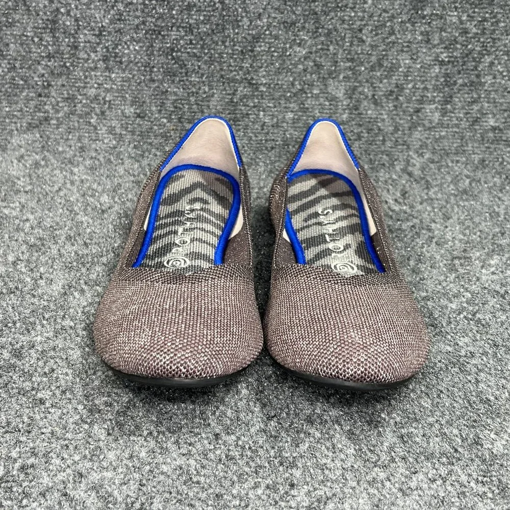 Rothy's The Flat Women's Size 10 Plum Sparkly Slip On Comfort Ballet Flats Shoes